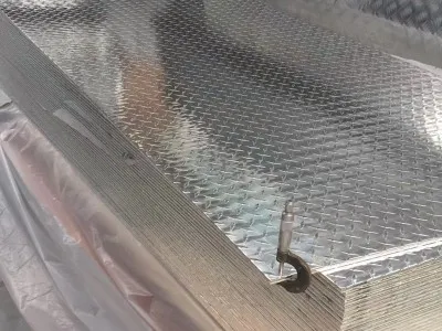 3.5mm花纹铝板,过道防滑板,花纹装饰板图2