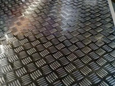 5mm花纹铝板,平台称重防滑板图2